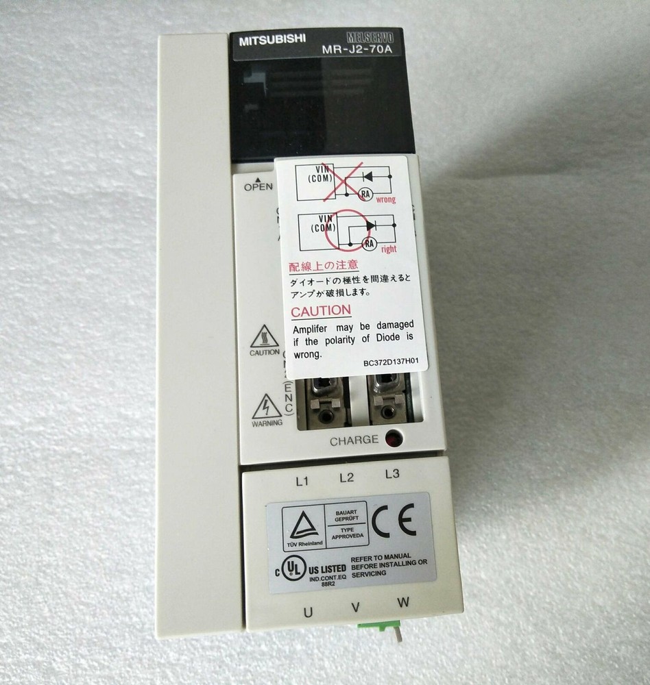 Used Mitsubishi MR-J2-70A servo drive MRJ270A Tested It In Good Condition