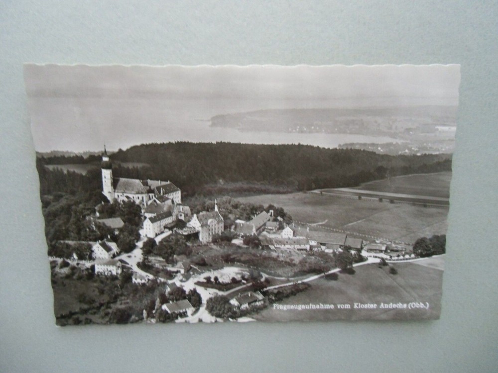 Ansichtskarte Kloster Andechs Orig. Fliegeraufnahme 50/60er?? (II)