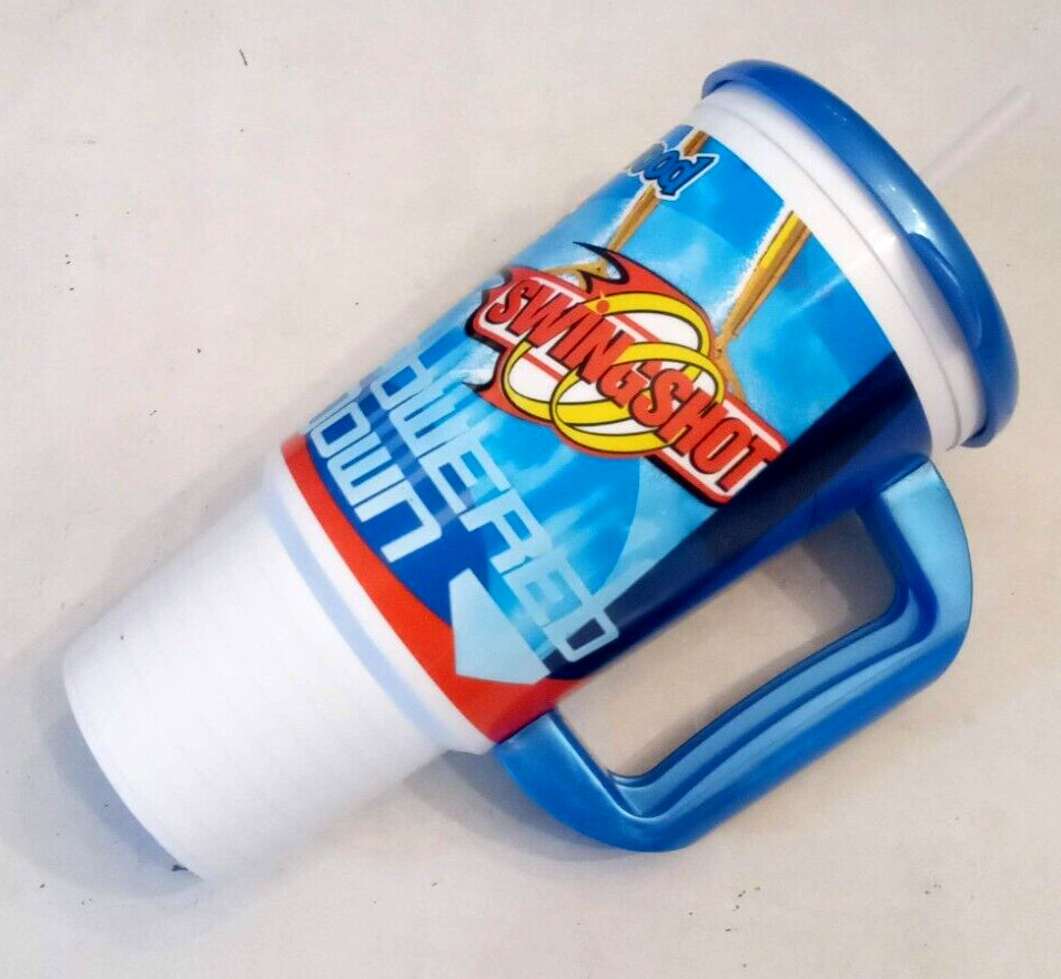 Kennywood Park Swingshot Pittsburgh 32oz Souvenir Drink Cup - Whirley Plastic Mug