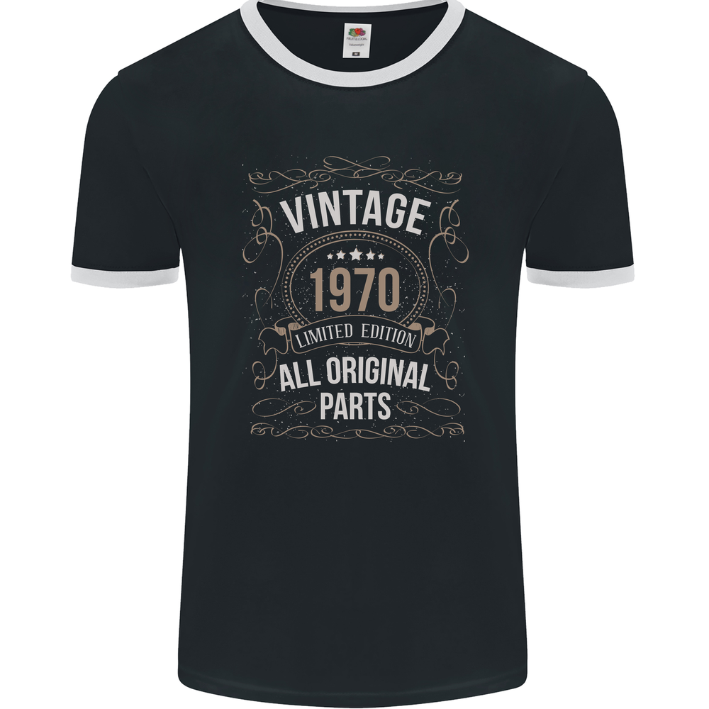 55th Birthday Limited Edition 1970 Mens Ringer T-Shirt FotL