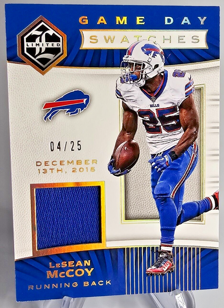 2017 Panini Limited LeSean McCoy Game Day Swatches Prime #GDS-LM 25/25-image