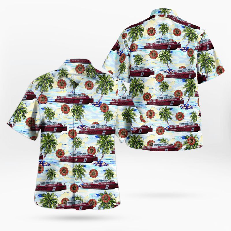 St Louis Fire Department Stan Musial Hawaiian Shirt