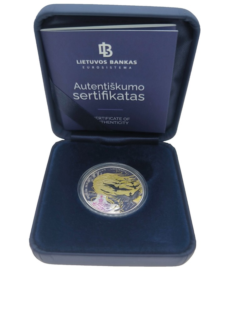 Lithuania 2024 5 EUR silver coin Ag 925 The Twelve Brothers, Twelve Black Ravens