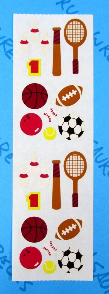 Bowling & Sports Stickers Vintage Mrs. Grossman's