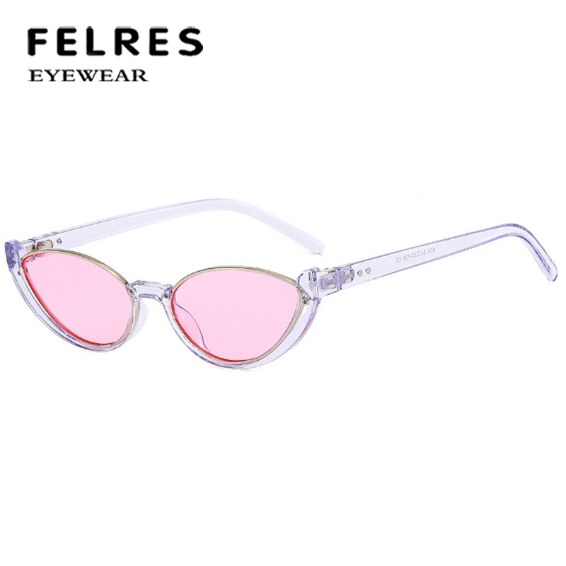 Trendy Purple Cat Eye Sunglasses with Pink Lenses for Women