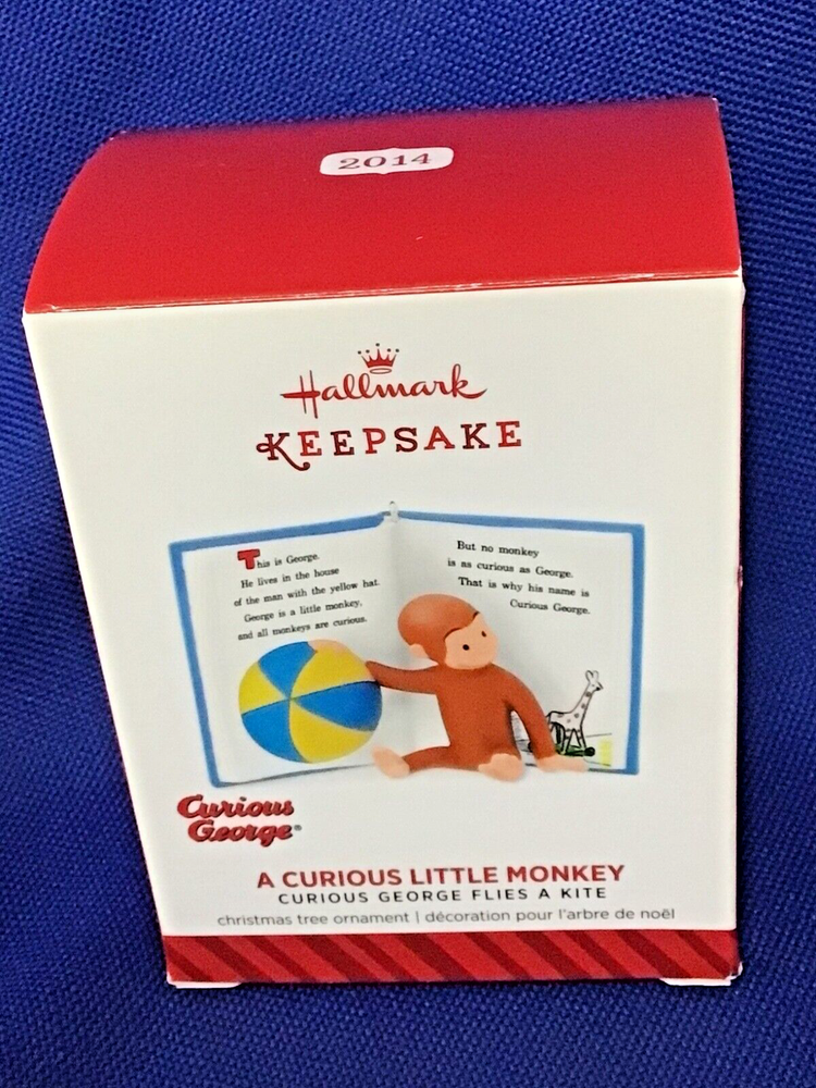 2014 Hallmark Curious George Flies a Kite Ornament