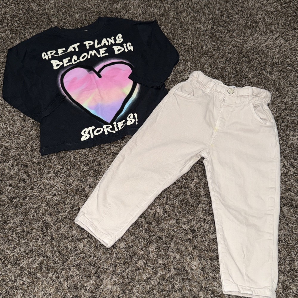 Baby Girl ZARA Set Of 2 Size 18-24 Months