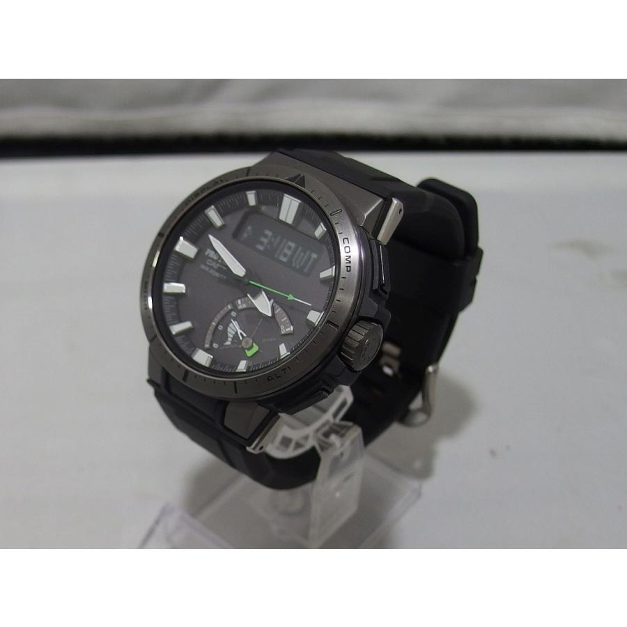 CASIO PRO TREK PRW-70Y-1JF Black Multi-Field Line Solar Atomic Men’s Watch