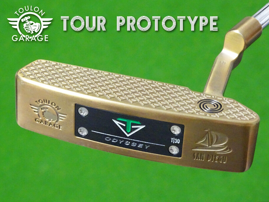 Tour Supplied Odyssey Toulon Garage San Diego Putter 34 Inch Gold Id Band Proto