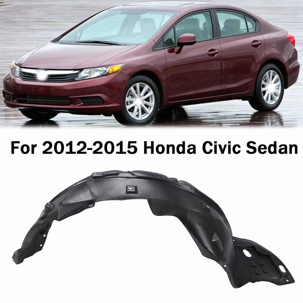 2012-2015 Honda Civic Coupe/Sedan Front Left Driver Side Inner Fender Liner