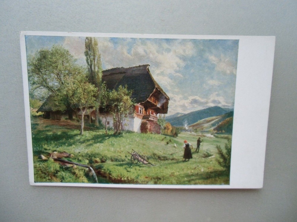 Postcard Hasemann Series VIII No. 3: Black Forest Farm