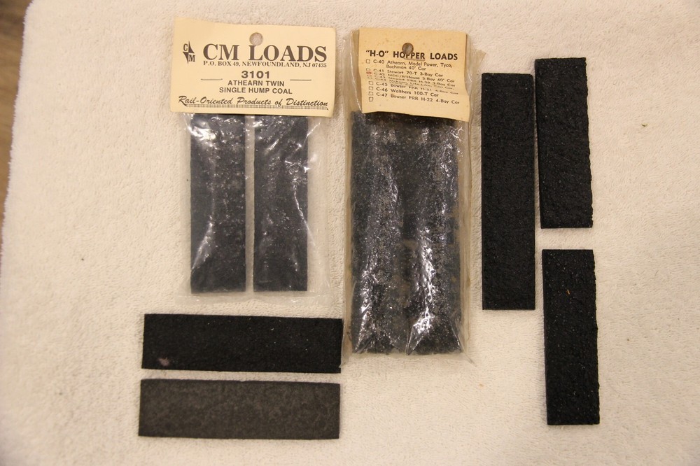HO CM Loads Blue Mountain Hobbies coal loads for hoppers