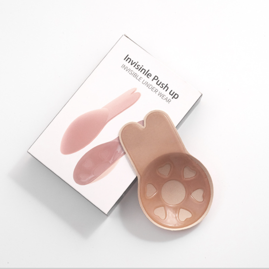 Rabbit silicone nipple stickers, pull-up rabbit ears, chest lift stickers