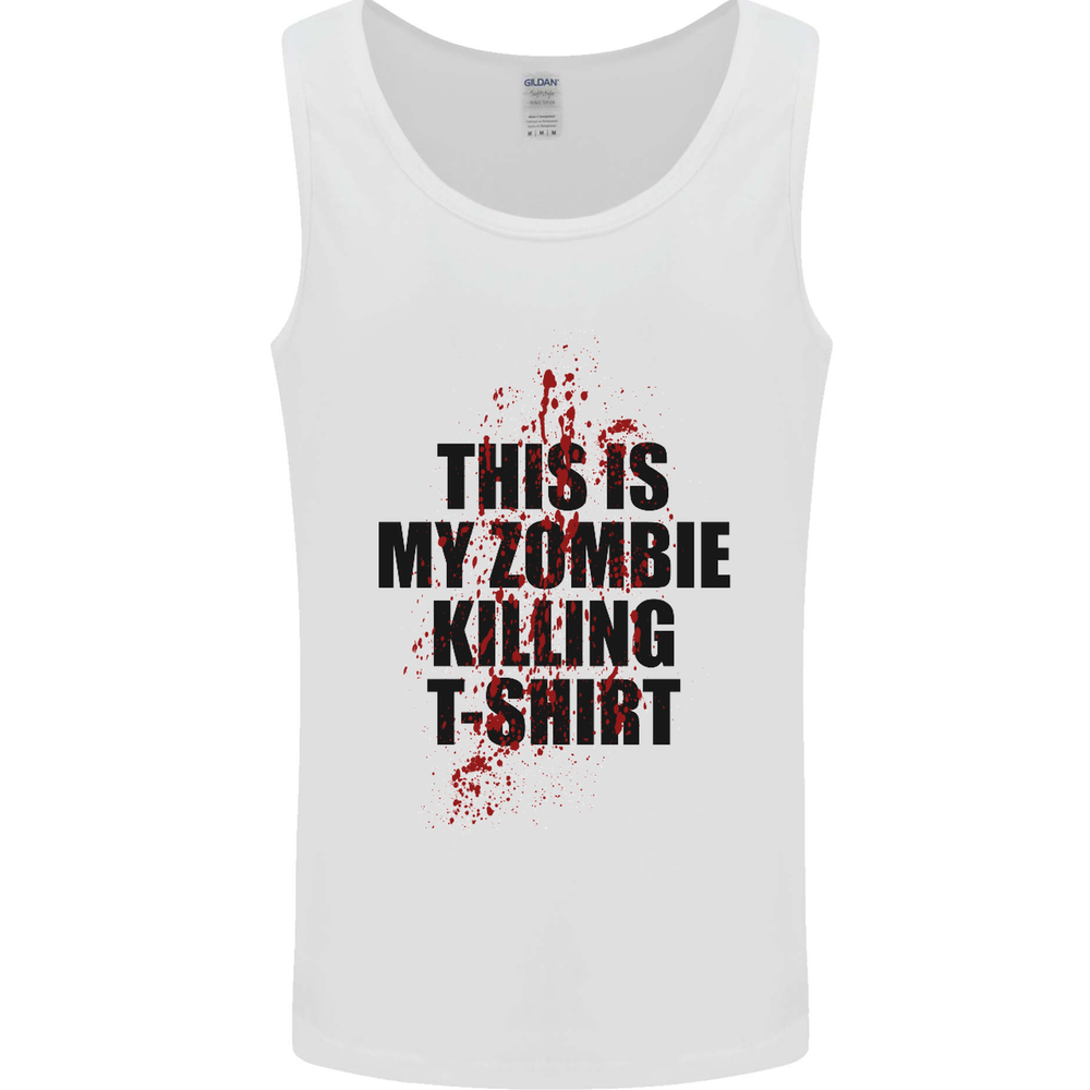 This Is My Zombie Killing Halloween Horror Mens Vest Tank Top