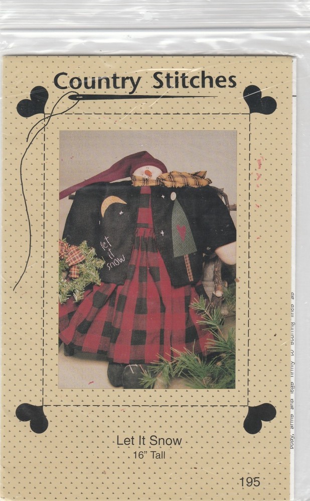 Country Stitches  Patterns 195  LET IT SNOW 16