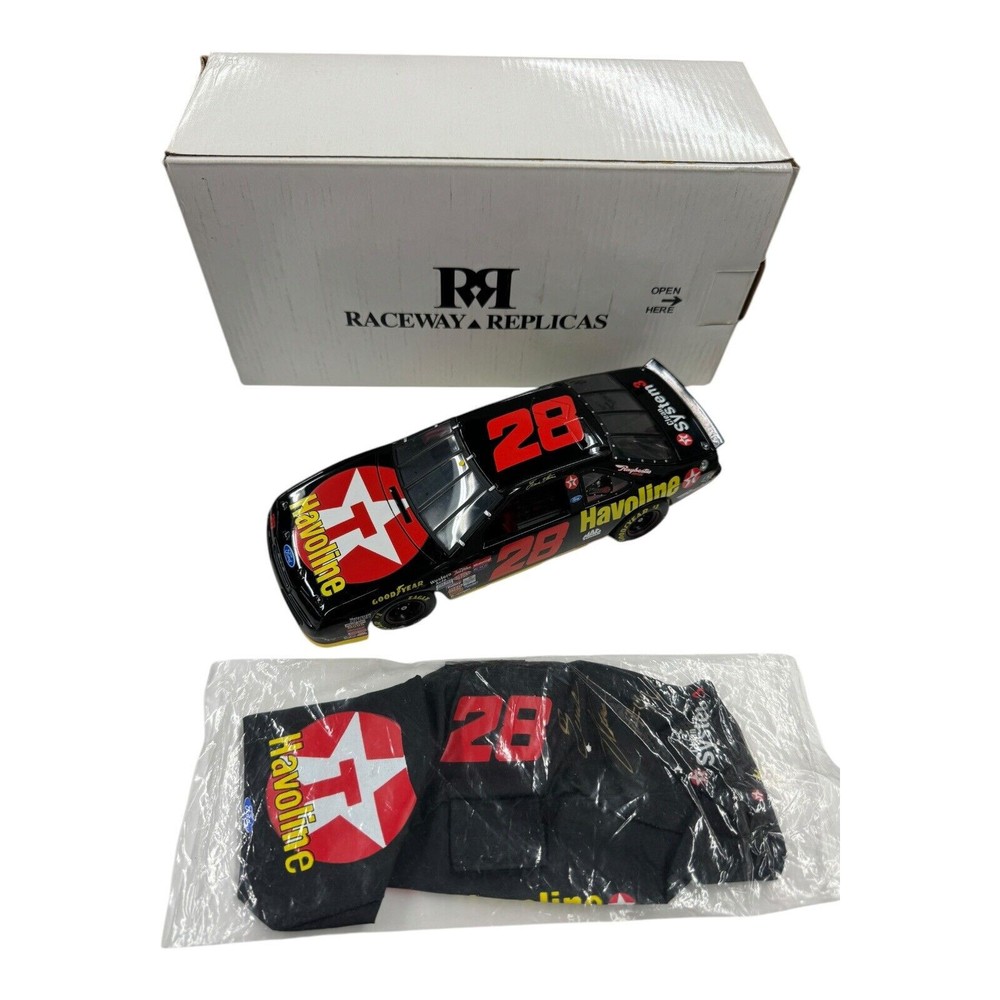 Ernie Irvan Autographed Texaco Ford Thunderbird 1/24 Diecast Race Car