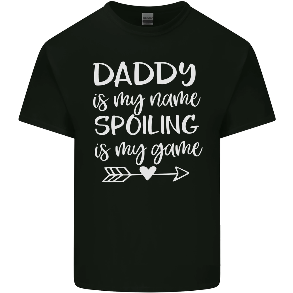 Fathers Day Daddy Is My Name Funny Dad Mens Cotton T-Shirt Tee Top-image
