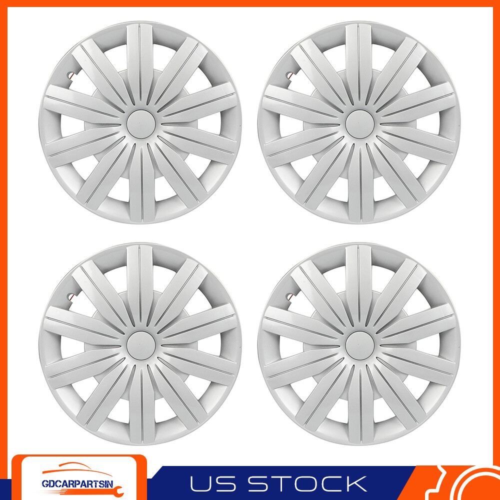 14 Inch 4-Piece Wheel Covers Full Rim Skins Hubcaps for R14 Tires