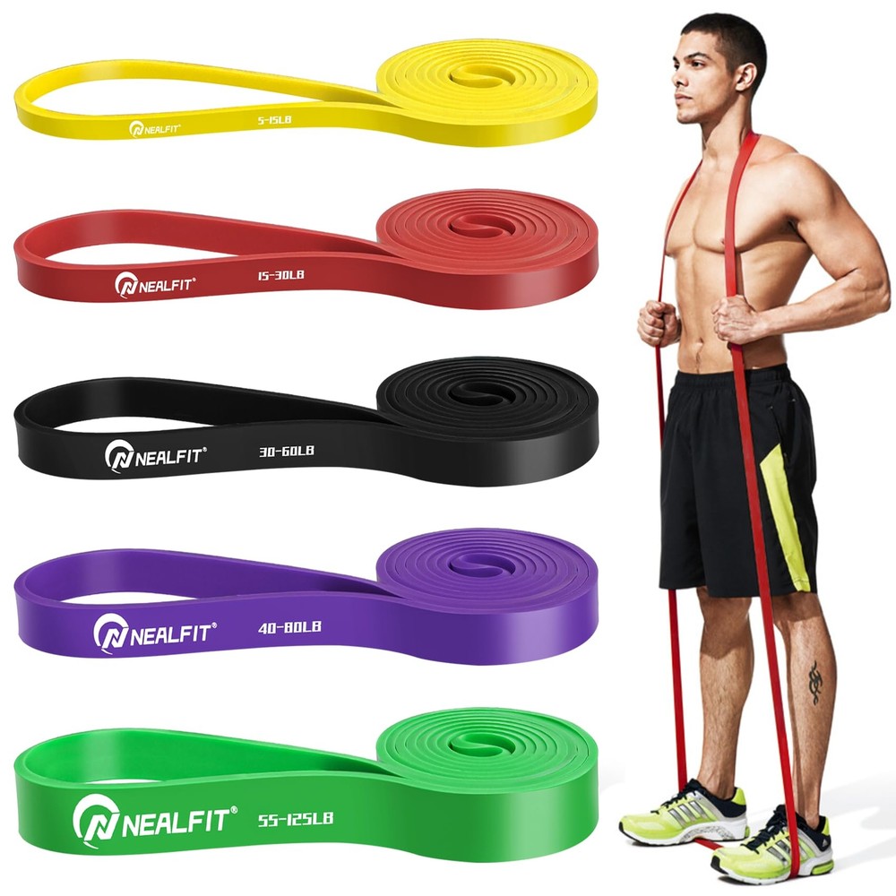 Exercise Resistance Bands Set for Working Out, Pull Up Assistance Bands for B...