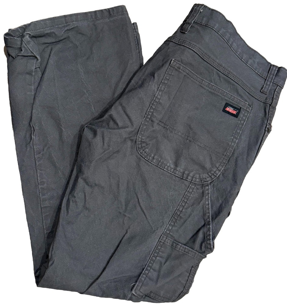 Dickies 36x30 Gray Carpenter Work Pants Vintage 90s Grunge Utility Casual