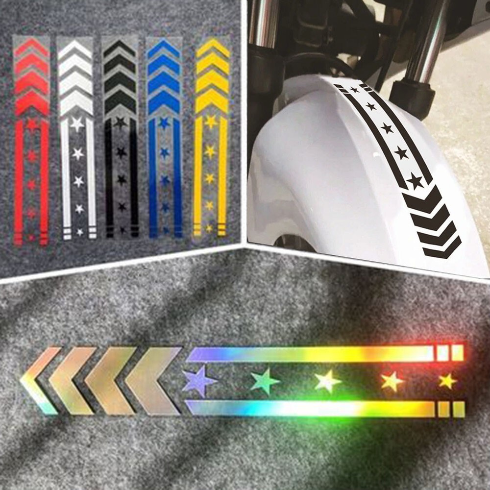 High Quality Reflective Rim Stripe Wheel Decals for Car and Motorcycle