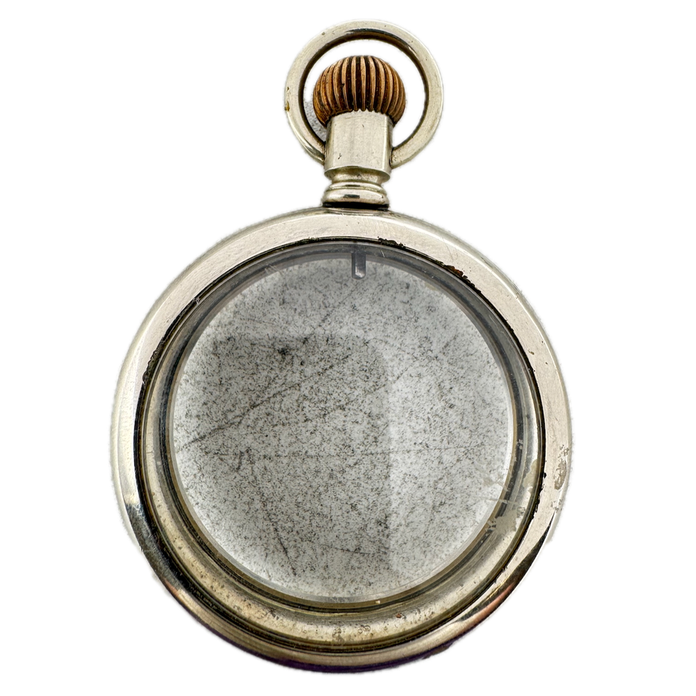 Antique 18s Unbranded Salesman Snap Off Open Face Pocket Watch Case USA