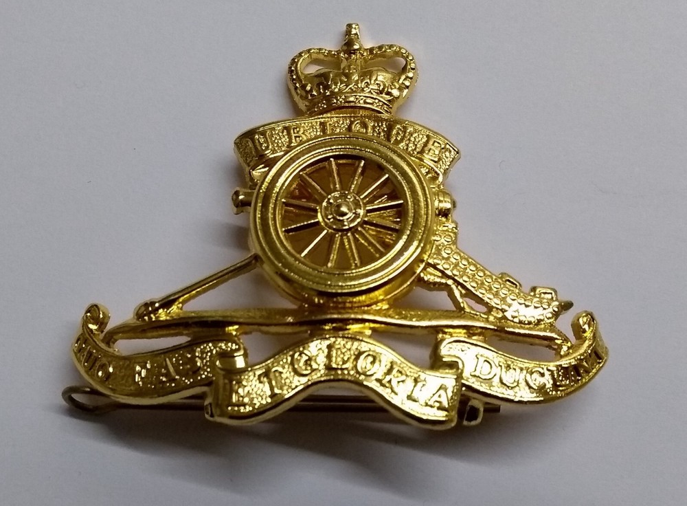 R A Hat Badge Army Officers Insignia British Artillery No1 Dress Uniform
