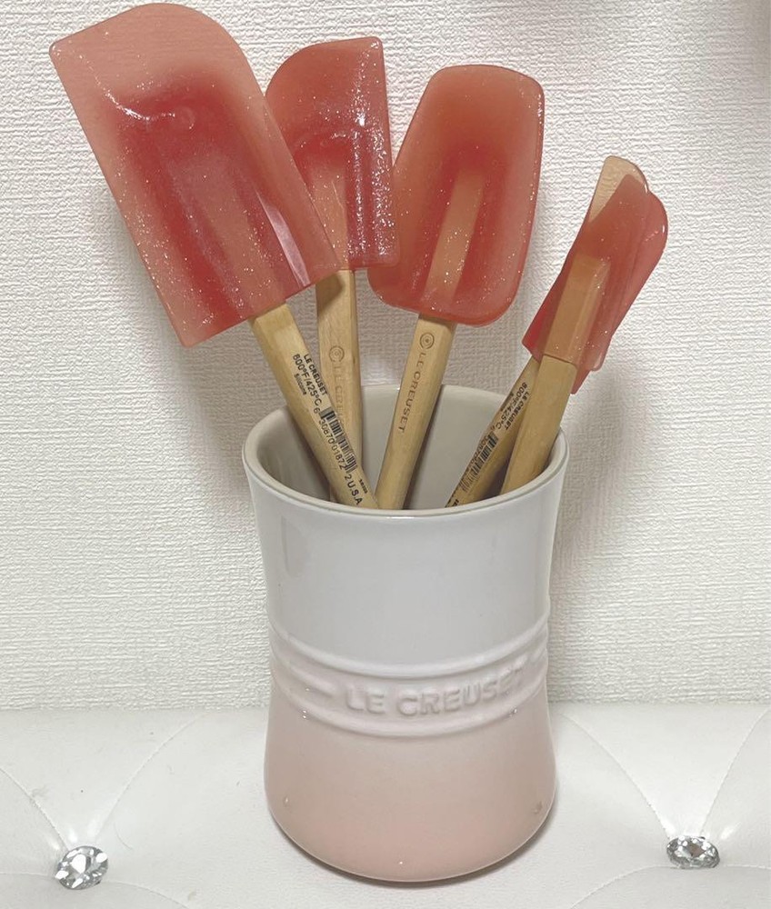 Le Creuset Glitter Spatula Set 5-Piece Premium Kitchen Collection