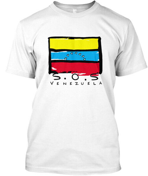 SOS Venezuela Support NOW Tee T-shirt Made in the USA Size S to 5XL