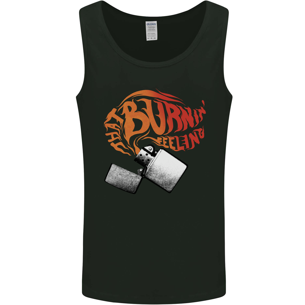 That Burning Feeling Cigarette Lighter Mens Vest Tank Top