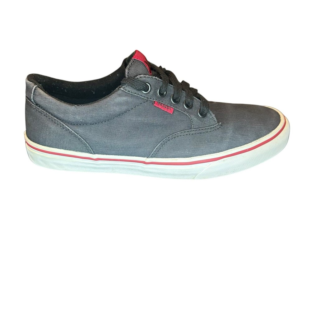 Vans Era Classic Mens Size 9.5 White Black Athletic Walking Skate Shoes Sneakers