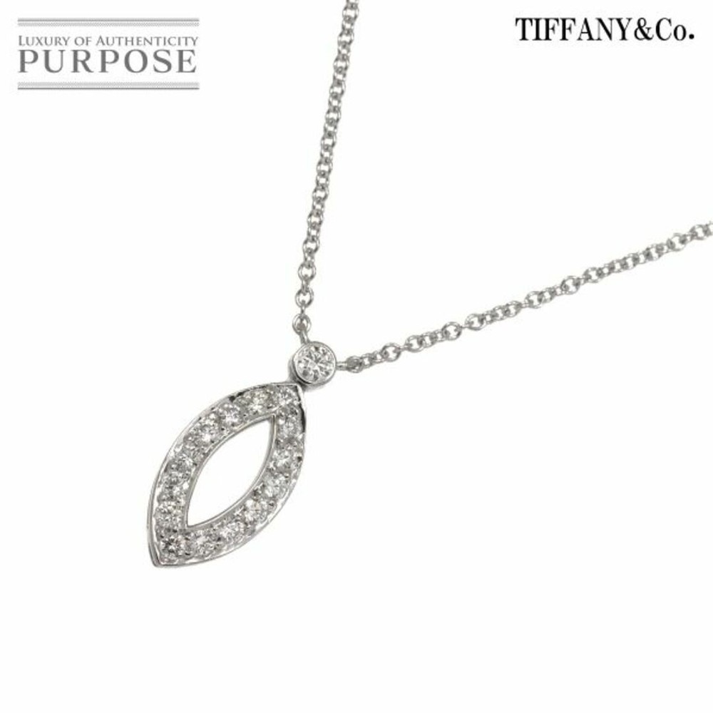 Tiffany & Co Platinum Diamond Necklace 40cm 90276072
