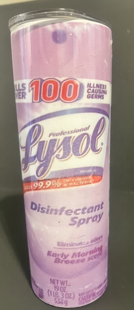 Customized 20oz Stainless Steel Skinny Purple Lysol Wrap Tumbler