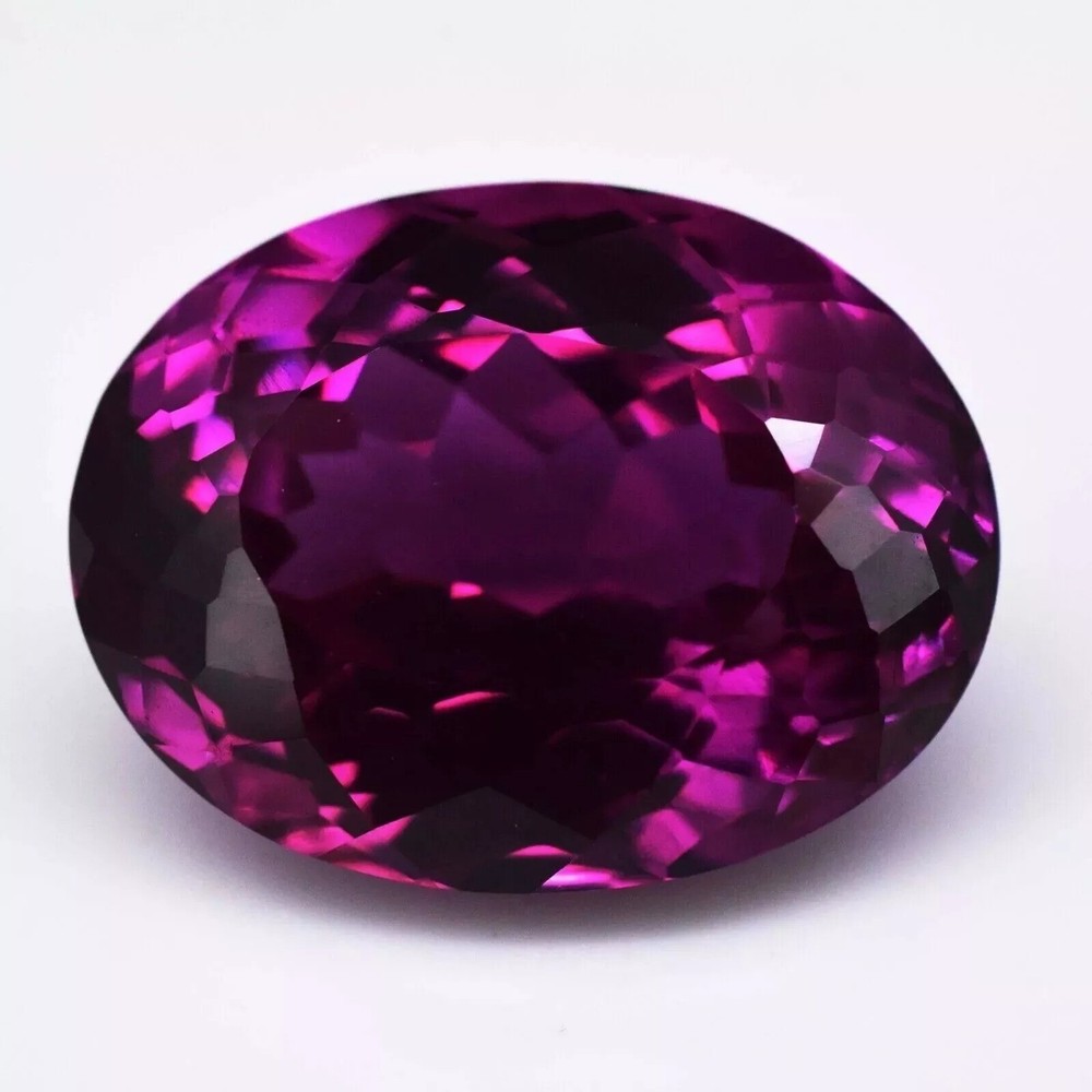 Pinkish Purple Rhodolite Garnet 12-13ct 15x12mm Natural Oval Loose Gemstone