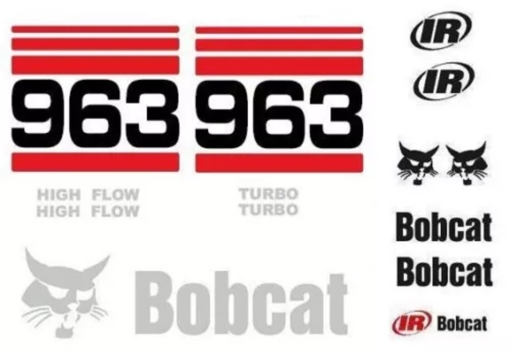 BOBCAT 963 Full Decal Sticker Set Kit A1BS with Free Shipping
