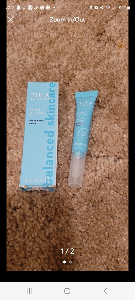TULA Skincare Luxe Lip Balm Treatment for Hydrated Soft Smooth Lips