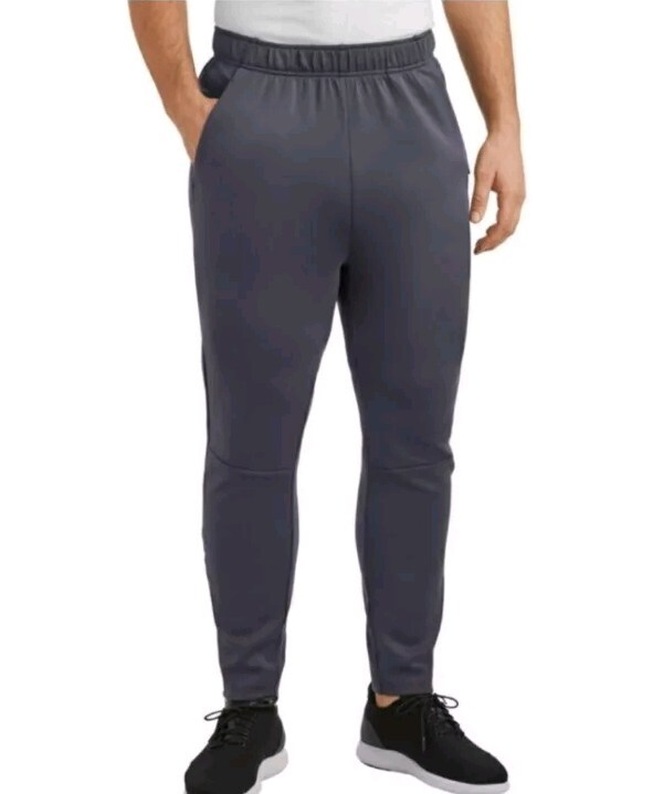 Men's Comfort Tech Knit Jogger Pants Grey Small - Members Mark-image