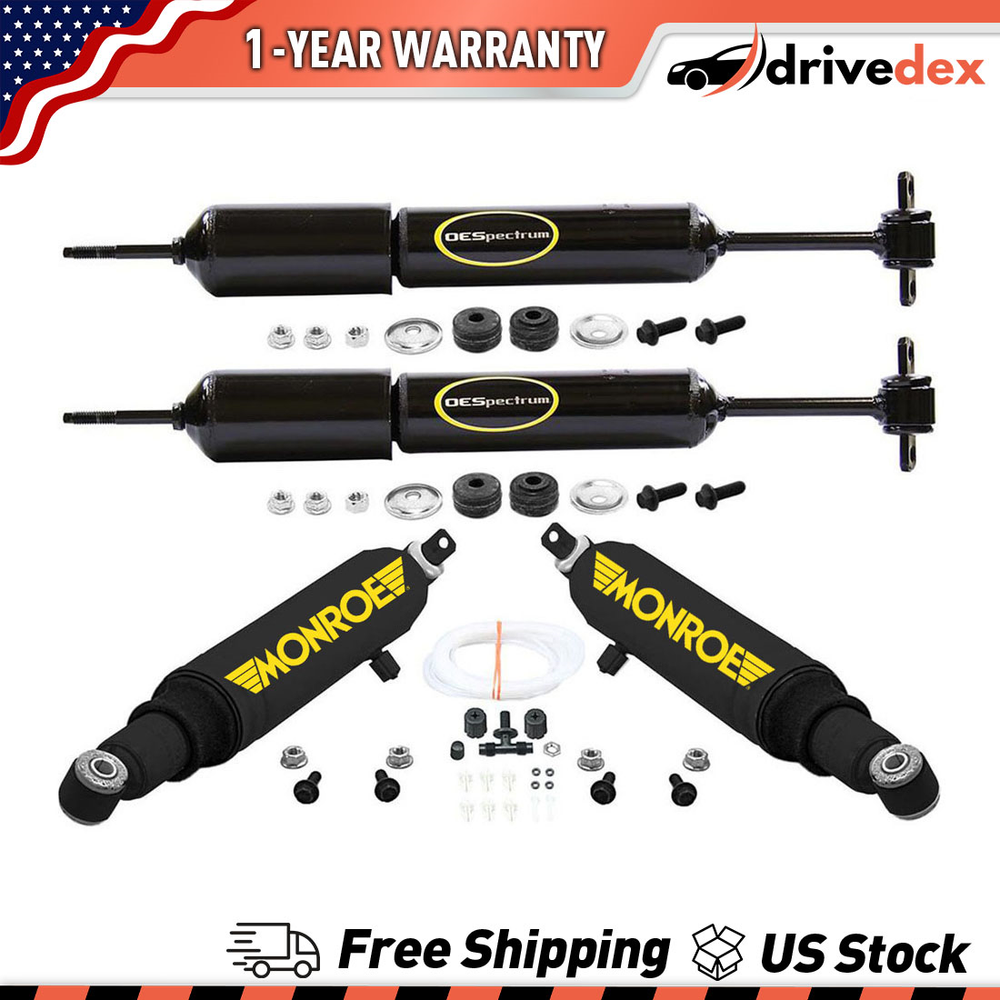 Front & Rear Monroe Shock Absorbers Fits 2000 2001 1995 1996 97 Ford Explorer
