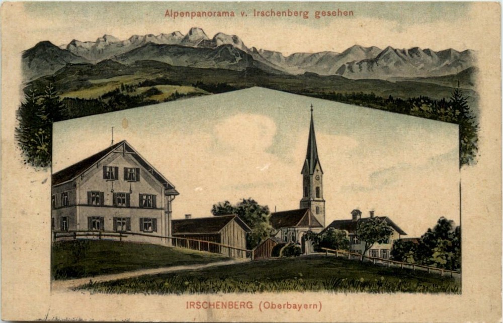 Irschenberg - Upper Bavaria - artist postcard Eugen Felle -606534