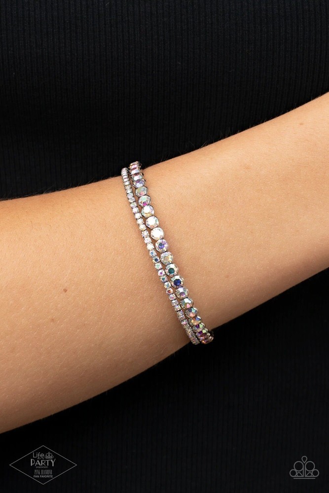 New Paparazzi Jewelry-Fairytale Sparkle Bracelet-Multicolor