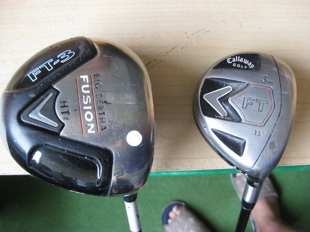 CALLAWAY FT-3 DRIVER AND CALLAWAY FT 3 WOOD