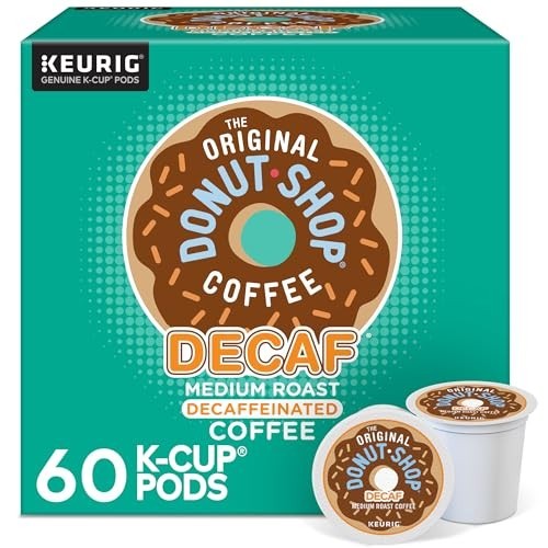 The Original Donut Shop Decaf Keurig Single-Serve K-Cup Pods, 60 Ct ,6 Pk of 10.
