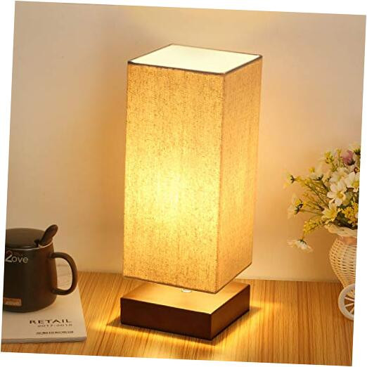 Modern 3-Way Dimmable Touch Control Table Lamp for Bedside or Desk