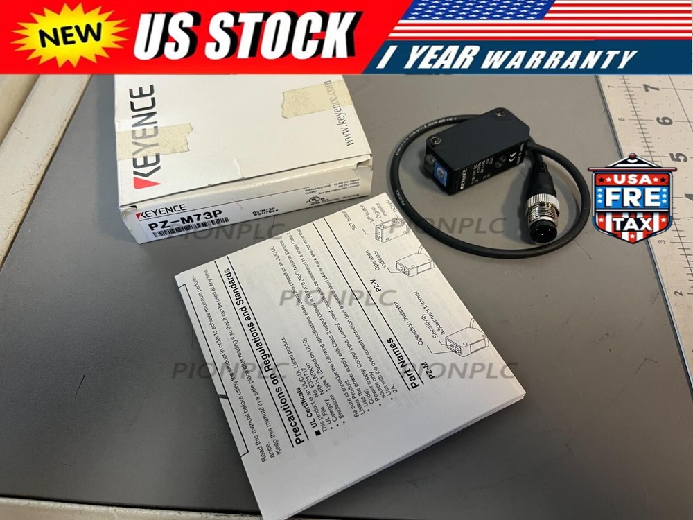 New Keyence PZ-M73P Self Contained Photoelectric Sensor Module Unit in Box