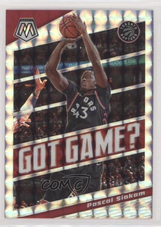 2019-20 Panini Mosaic Got Game? Silver Mosaic Prizm Pascal Siakam #5