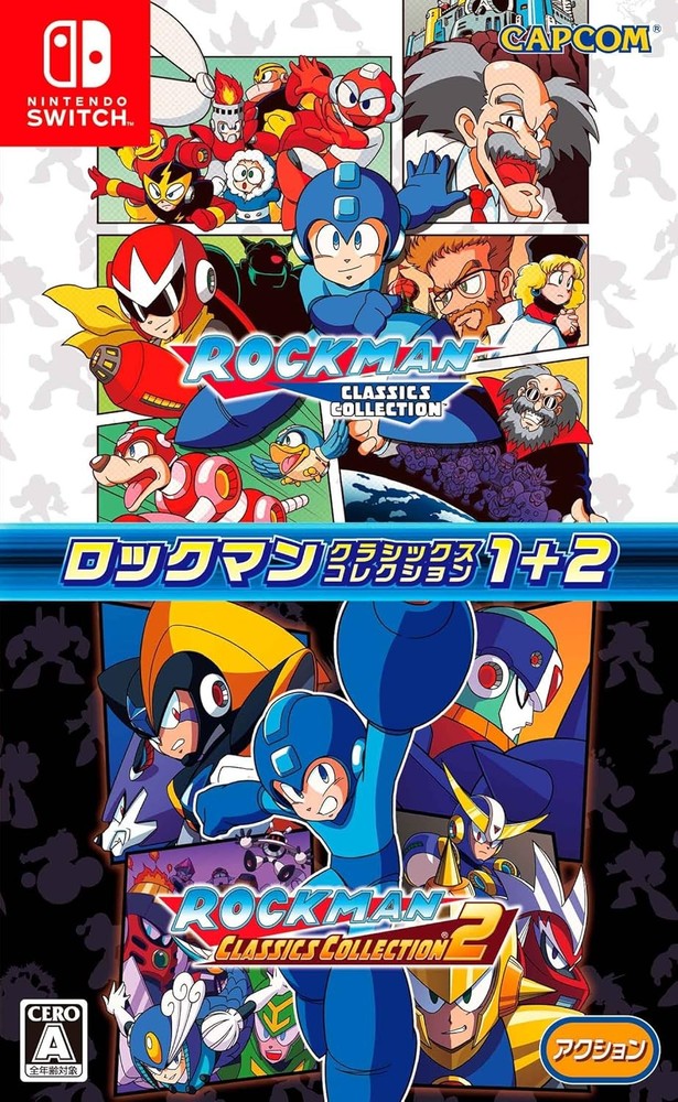 Rockman Classics Collection 1+2 - Switch book form JP