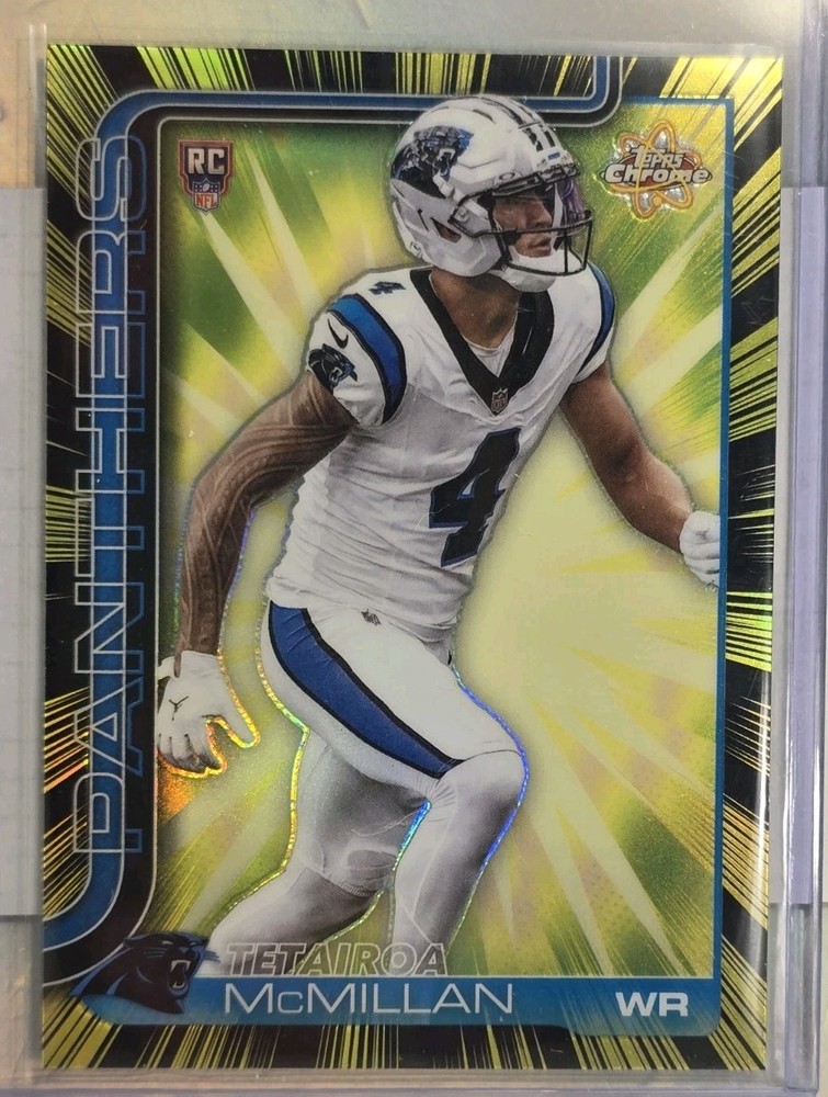 2025 Topps Chrome Tetairoa McMillan Radiant Rookies #RR-2 SSP Case Hit Panthers