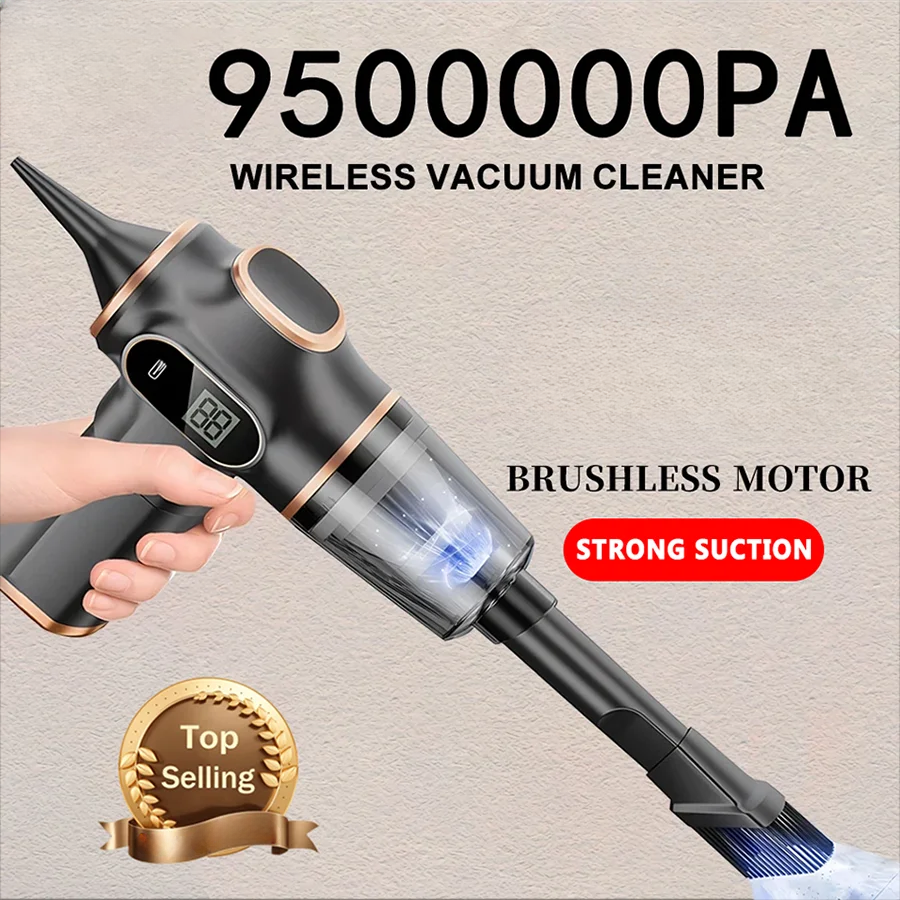 9500000Pa 5 In 1 Cordless Car Robot Vacuum Cleaner Portable Handheld Home New US