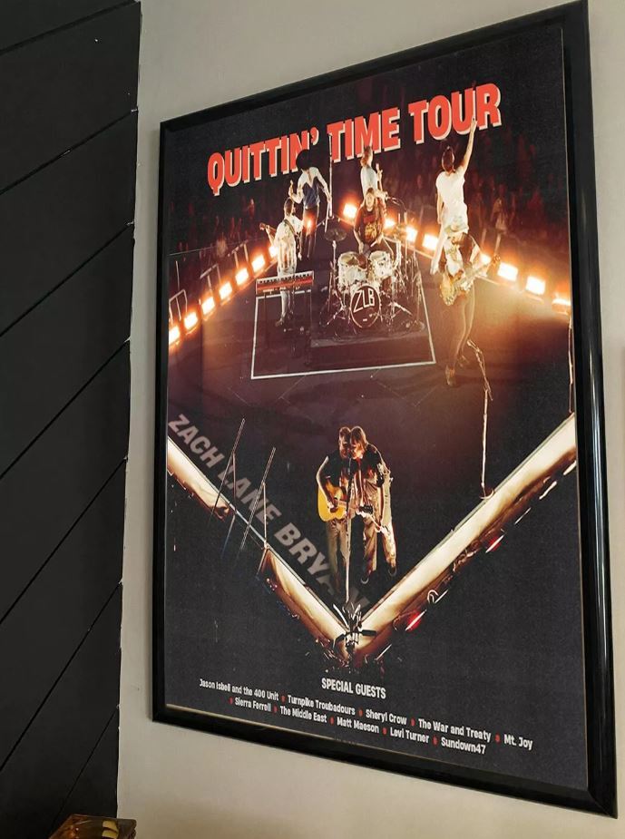Poster!! Zach Bryan Quittin' Time Tour 2024