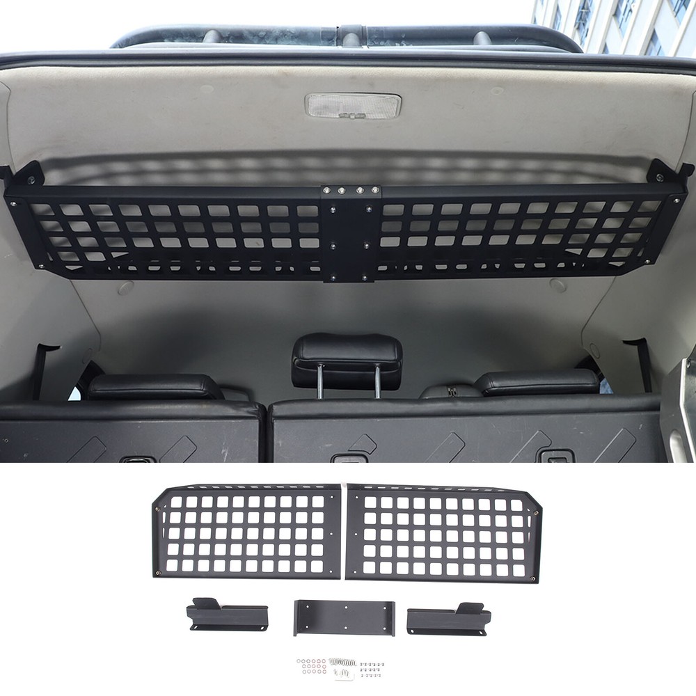 Alloy Trunk Roof Molle Storage Panel Bag Rack Trim For Toyota FJ Cruiser 07-21